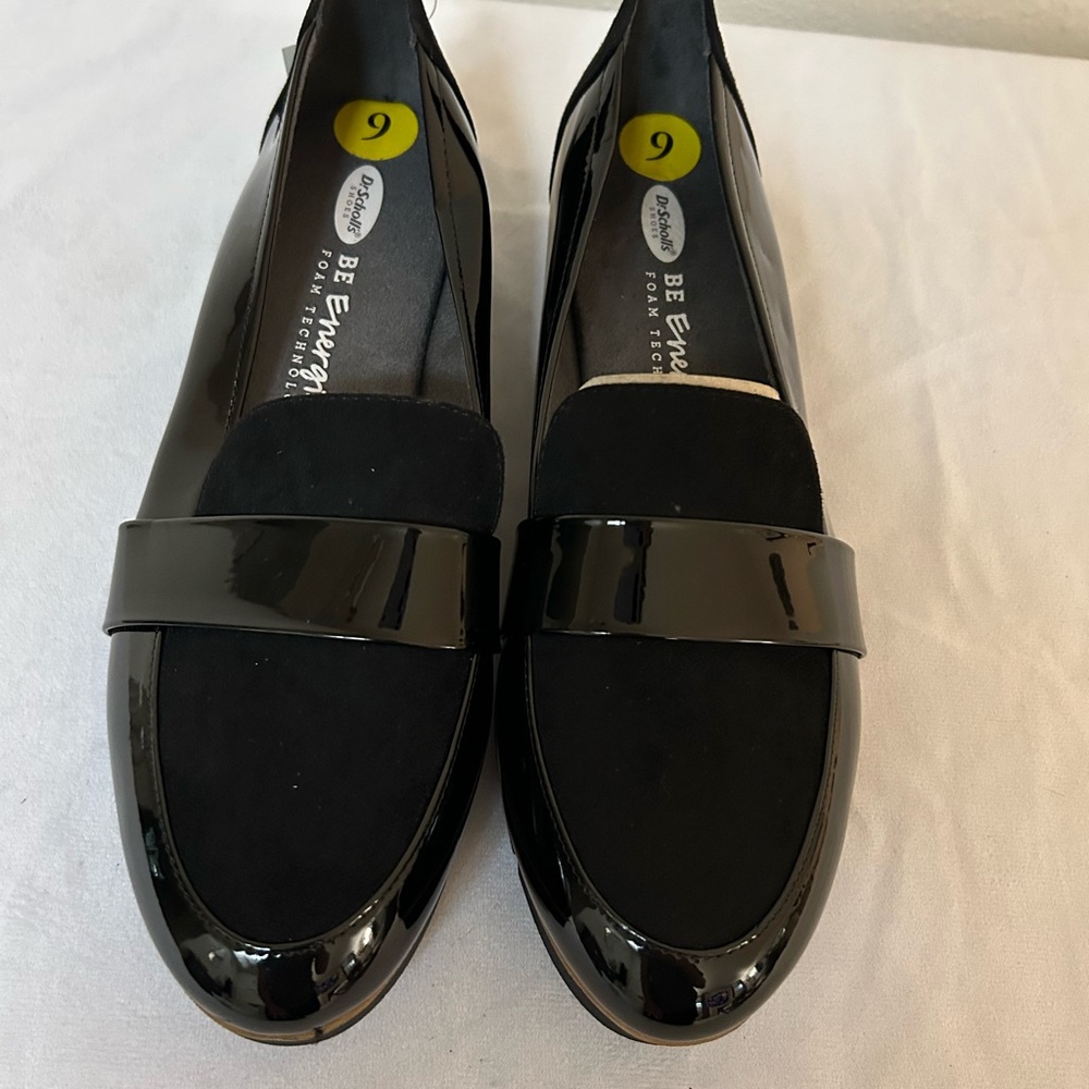 Dr. Scholl's Black Patent Loafers